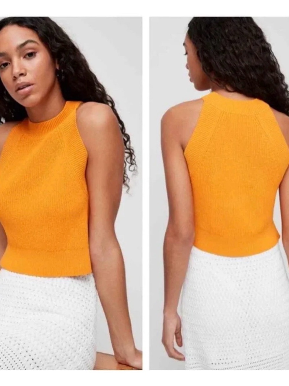 Aritzia Sleeveless Rib-Knit Top